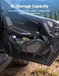 KEMIMOTO front door storage bags with knee pads for Polaris RZR PRO XP, PRO R and PRO S