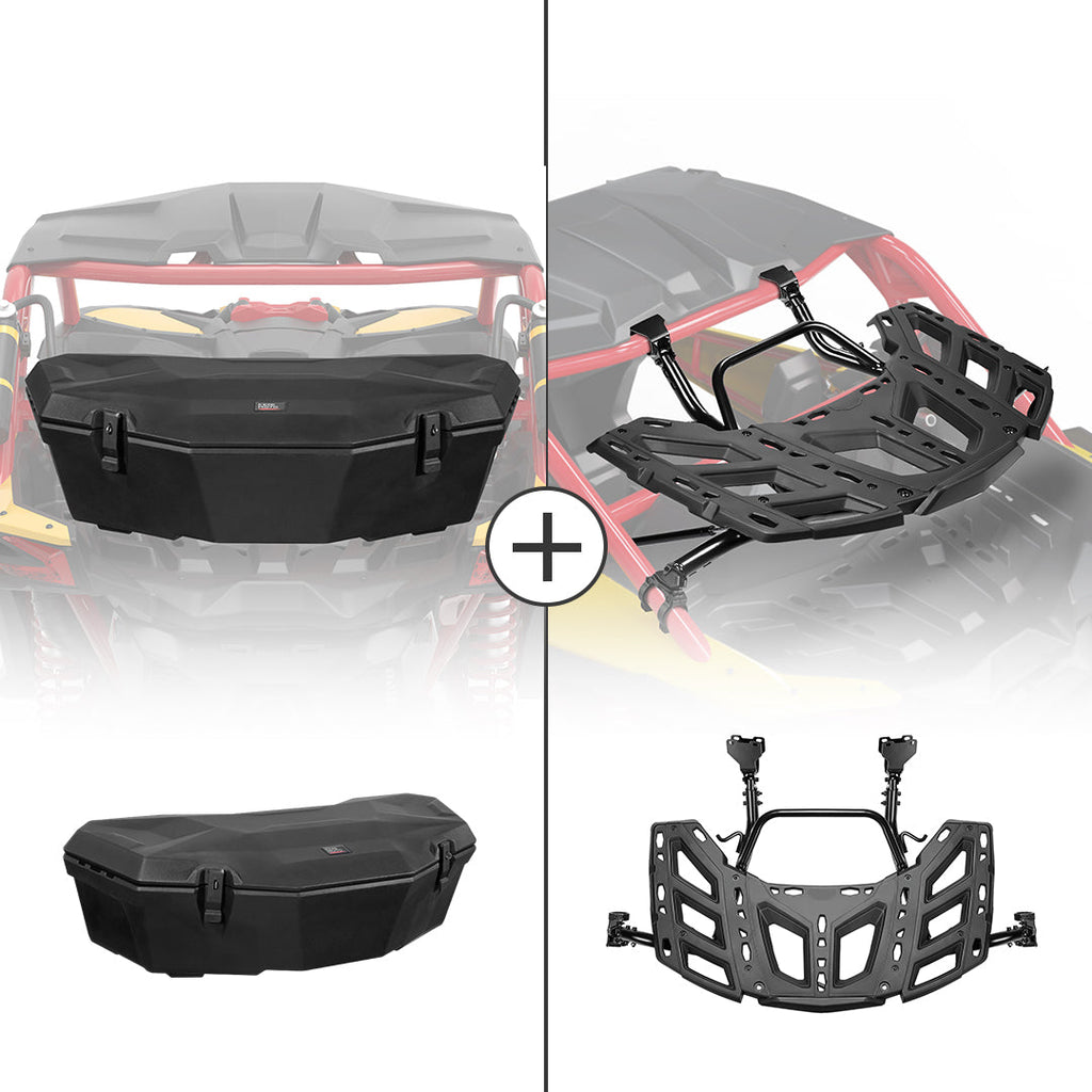 LinQ Pivoting Rack & Rear Storage Box for Maverick X3/MAX