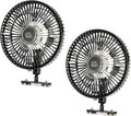 Magnetic Fan for Golf Cart & Forklift, EZGO RXV, Club Car (2-Pack)