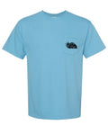 MOB's Fault blue pocket tee front