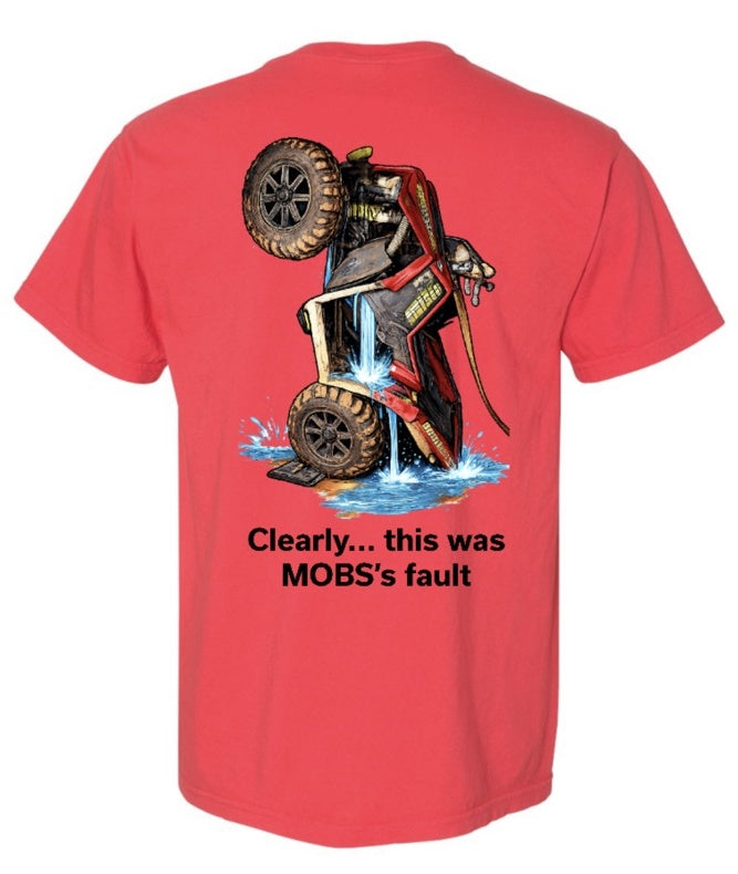 MOB's Fault red tee back