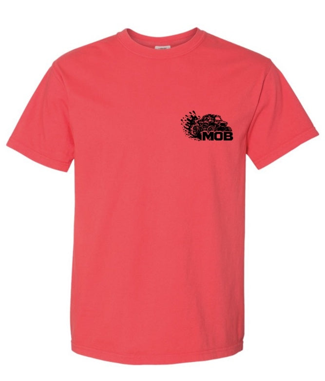 MOB's Fault red tee front