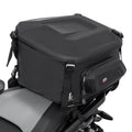 Motorcycle Hard Shell Tail Bag 23-35L Expandable Waterproof