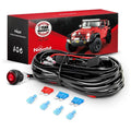 Nilight 10008W — 1PC Wiring Harness Kit--2 Leads