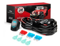 1PC 5 pin LED Light Bar Rocker Switch 16AWG Wiring Kit--2 Leads &1 x instructions