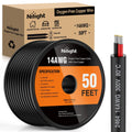 Nilight 50-Foot 14 AWG Two-Conductor Copper Wire