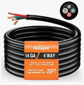 4-Pin Trailer Wiring Harness Kit 56094 Vehicle Side Custom for 2010-2017 Chevy Equinox GMC Terrain Plug-in Simple Fit Trailer Light Harness 4 Pin Without Factory Tow Package