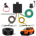Nilight 51070TR — 4 Pin Trailer Wiring Harness Kit 56165 Vehicle Standard 4 Way Connector Custom for 200-2012 Toyota RAV4 Simple Fit Tow Hitch Accessories