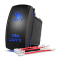 Nilight Blue Rock Lights Rocker Switch with Jumper Wires