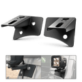 Nilight A-Pillar Light Mounts for 2007–2017 Jeep Wrangler JK (Pair); manufacturer product and installation views