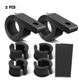 2PCS Horizontal Bar Clamp mounting Kit for LED Light (Mini Size) - Nilight 90027B