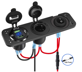 1-2-Both-Off Battery Switch, 12V-48V Battery Disconnect Master Cutoff Switch for Marine Boat Car RV ATV UTV - Nilight 90108A