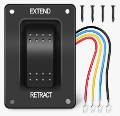 2Pcs Switch Power Socket 10A 250V AC Power Socket Inlet Module On Off Rocker Switch Built-in Fuse Led Light 3 Pin Power Switch Outlet - Nilight 90334A
