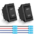 Nilight 90339A — Reverse Polarity Rocker Momentary Switch