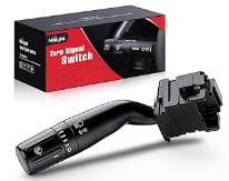 Turn Signal Switch Compatible with 2007-2018 Jeep Wrangler Compass Patriot 2008-2010 Grand Cherokee Liberty 2007-2014 Dodge Avenger Nitro 2007-2010 Chrysler PT Cruiser Sebring - Nilight 90614A