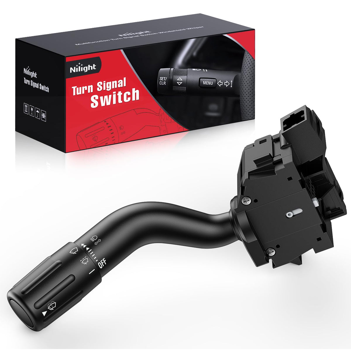 Nilight 90634A — Turn Signal Switch Compatible with 2009 2010 Ford F150 Wiper Washer Headlight Dimmer Multifunction Combination Lever Switches
