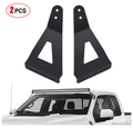 Ditch Light Brackets Hood Mount Brackets for Auxiliary Offroad LED Pod Light Work Light on 3rd Gen Toyota Tacoma 2016-2020 - Nilight 91059B
