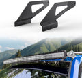 Nilight 50-Inch Light Bar Brackets for 1993–1998 Jeep Grand Cherokee ZJ; manufacturer product and installation views
