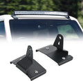 Nilight 42-Inch Curved Light Bar Brackets for 2021–2024 Ford Bronco; manufacturer product and installation views