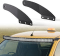 Nilight 50-Inch Curved Light Bar Brackets for 1993–2011 Ford Ranger; manufacturer product and installation views