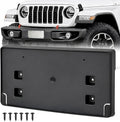 Nilight Front License Plate Bracket for Jeep JL/JT Steel Bumpers