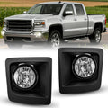 Nilight FOG-B16 — Fog Lights Assembly Compatible with 2014 2015 GMC Sierra 1500 Left Driver and Right Passenger Side Clear Lens w/H3 12V 20W Halogen Bulbs