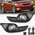 Nilight Fog Light Assembly Compatible with 2005-2016 Ford 2005-2015 Lincoln 2010-2015 Honda 2010-2016 Acura 2005-2015 Nissan 2010-2016 Subaru 2009-2013 Suzuki