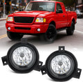 Nilight FOG-C28 — Fog Lights Assembly Compatible with 2001 2002 2003 Ford Ranger w/H10 12V 42W Bulbs Clear Lens Driver and Passenger Side