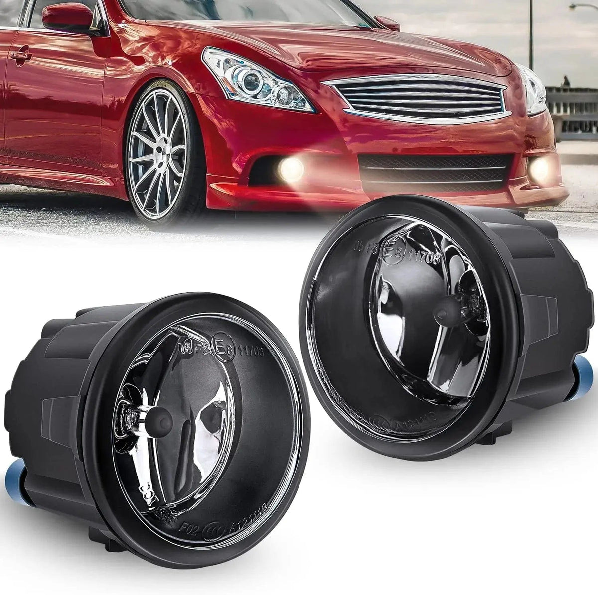 Nilight Fog Light Assemblies for Selected Nissan / Infiniti Models (Pair)