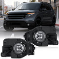 Nilight FOG-L151 — Fog Lights Assembly Compatible with 2013 2014 2015 Ford Explorer w/H11 12V 55W Bulbs Clear Lens Driver and Passenger Side