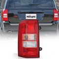 Nilight NA1165 — Taillight Assembly Compatible with 2008-2017 Jeep Patriot Tail Light OE Style Rear Lamp Replacement Driver Side w/Bulbs