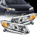 Nilight Headlights Assembly Led DRL for 2002-2005 Dodge Ram 1500/ 2003 2004 2005 Dodge Ram 2500 3500 Headlamp, Smoke Housing Clear Reflector