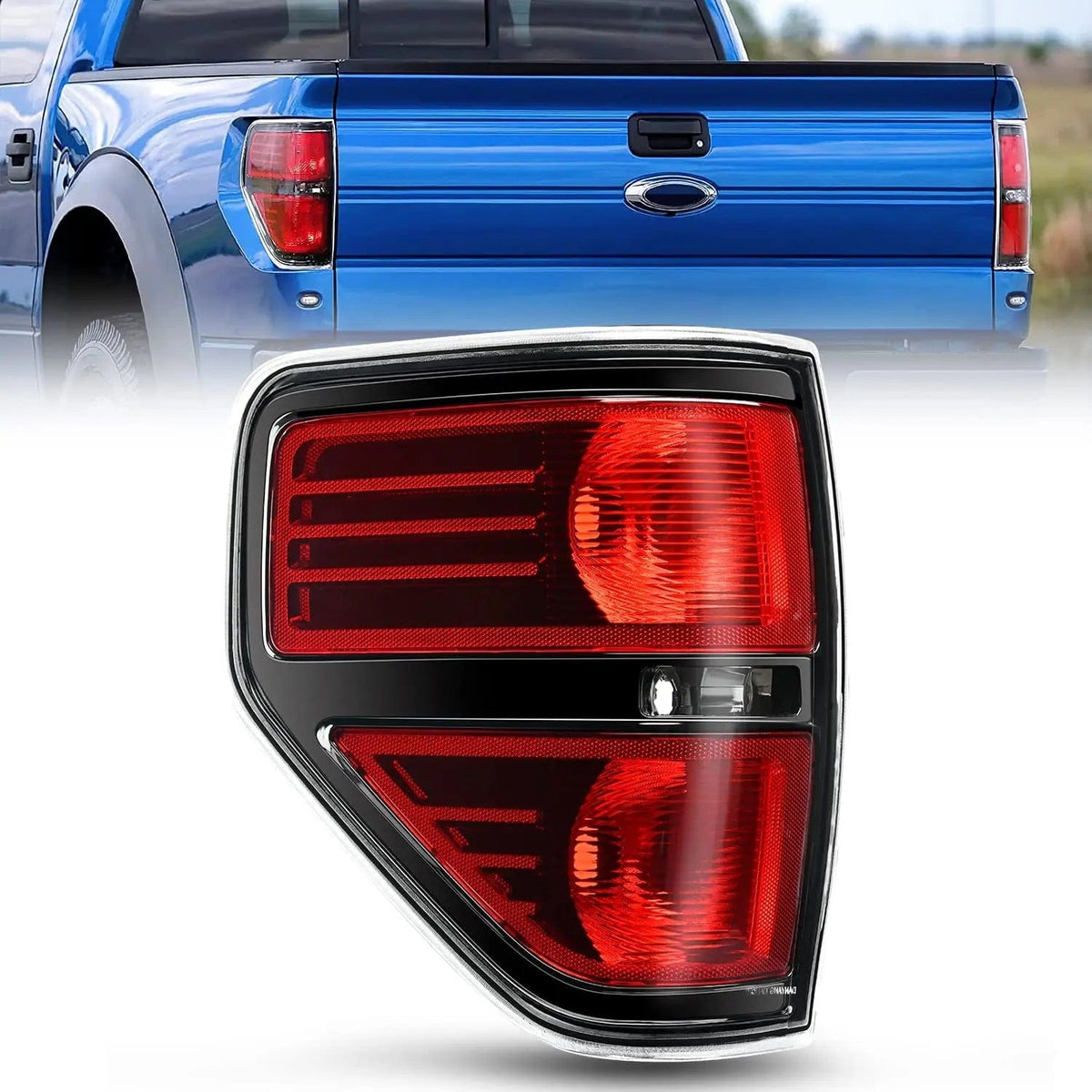 Nilight Driver-Side Tail Light for 2009–2014 Ford F-150