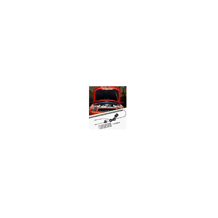 21-LED Waterproof Under-Hood Work Light Strip