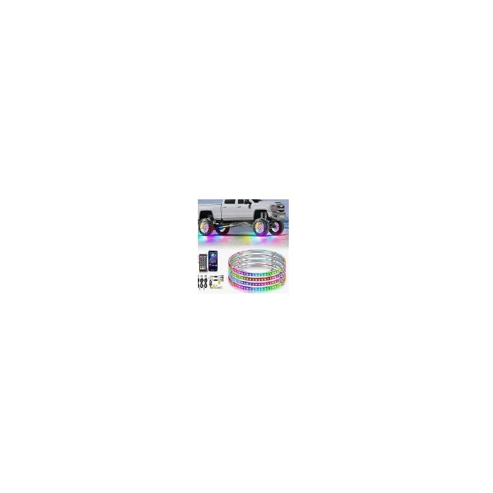 4PCS 15.5-Inch Dream-Color Wheel Ring Lights