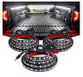 3PCS 60'' 270 LEDs Truck Bed Light Strip Kit with on/Off Switch Blade Fuse 2-Way Splitter Extension Cable - Nilight TR-109-A
