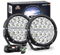 Nilight 4FT Spiral RGB Whip Lights and Rock Light Kit