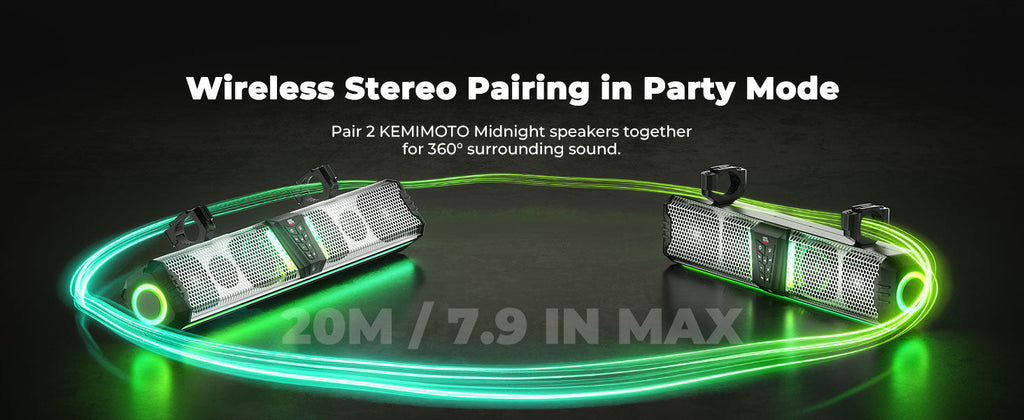 KEMIMOTO Midnight S80 Gen1.5 32" Aluminum 6-Speaker RGB Soundbar Silver — manufacturer image 6