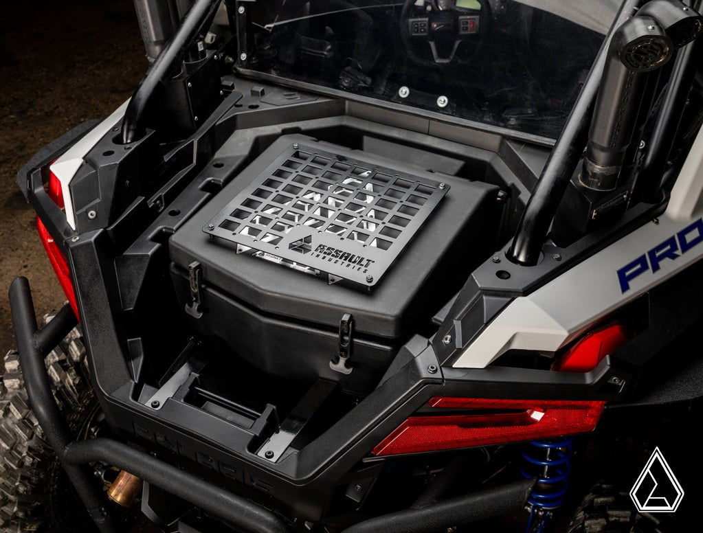 Polaris RZR cooler cargo box storage