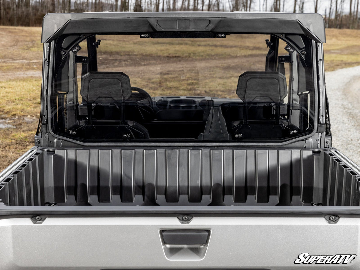 Polaris Ranger XD 1500 rear windshield view 3