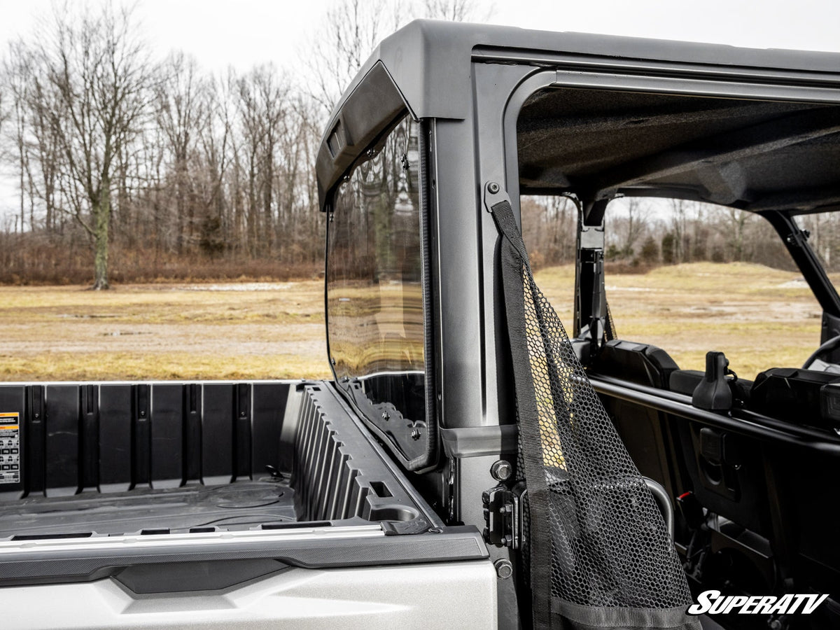 Polaris Ranger XD 1500 rear windshield view 4
