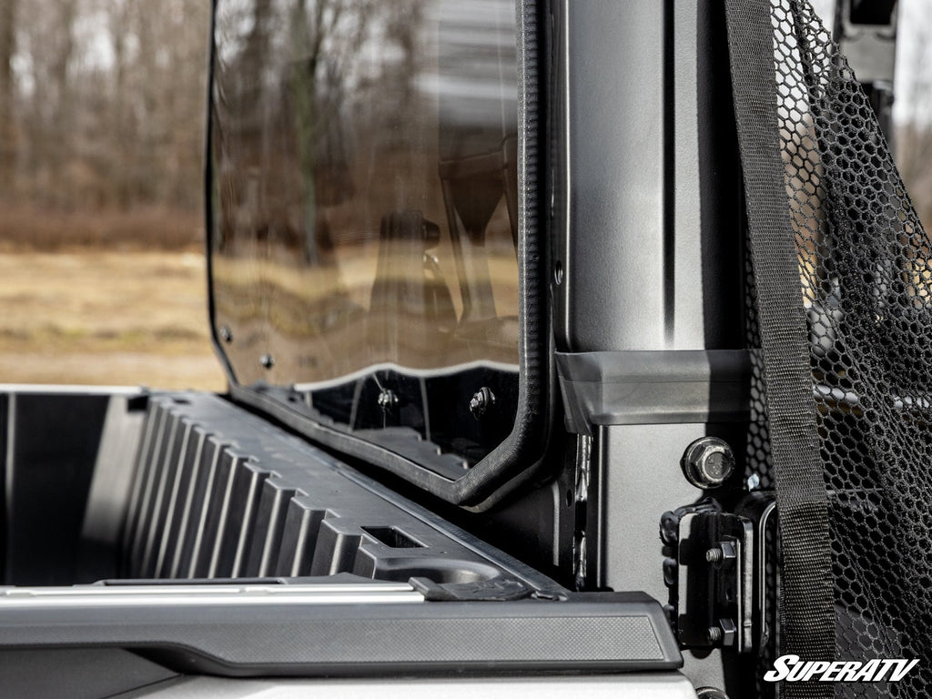 Polaris Ranger XD 1500 rear windshield view 5