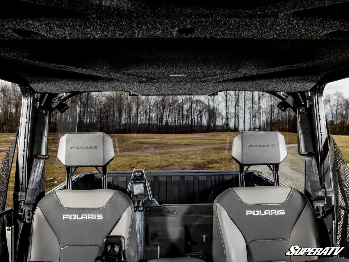 Polaris Ranger XD 1500 rear windshield view 7