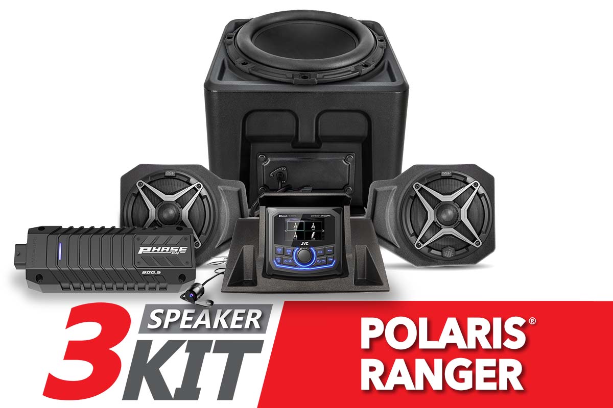 2018-2024 Polaris Ranger XP 1000 A-Spec 3-Speaker Audio System