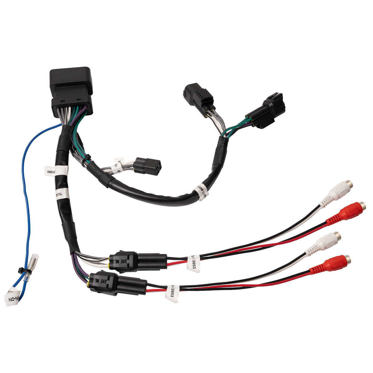 Polaris® RZR Pro Series Ride Command Front & Rear Speaker RCA Output Harness