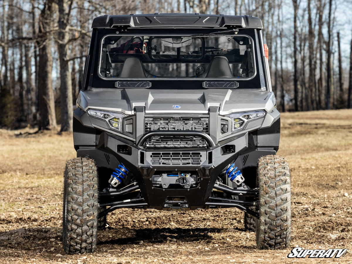Polaris Xpedition glass windshield installed