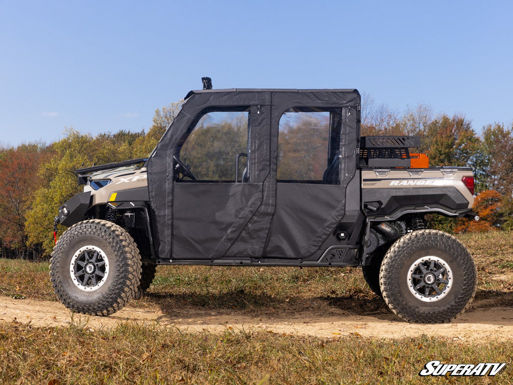 Polaris Ranger XP 1000 Crew Primal enclosure doors trail view