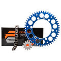 Primary Drive Chain and Sprocket Kit - Aluminum Rear/X-Ring Chain Blue Rear Sprocket - HUSQVARNA FE 501