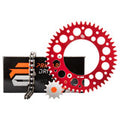Primary Drive Chain and Sprocket Kit - Aluminum Rear/X-Ring Chain Red Rear Sprocket - HONDA CRF450R