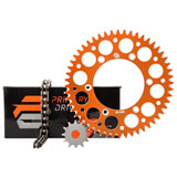 Primary Drive Chain and Sprocket Kit - Aluminum Rear/X-Ring Chain Orange Rear Sprocket - GASGAS MC 300